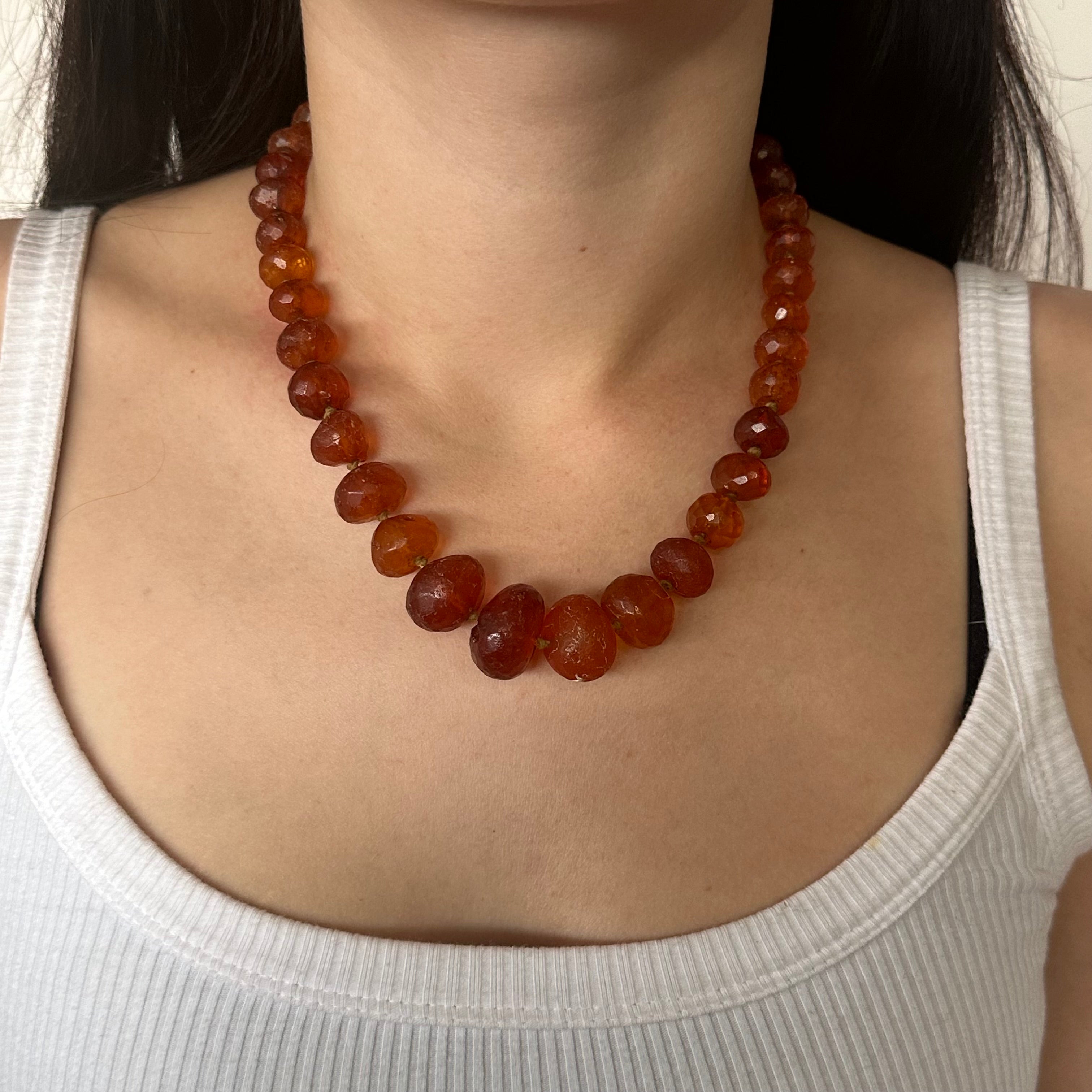 Antique Amber Necklace – Rare and Beautiful - Main Image