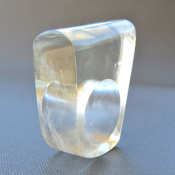 Clear Quartz Ring-Tasmanian Jewellery and gemstones-Rare and Beautiful