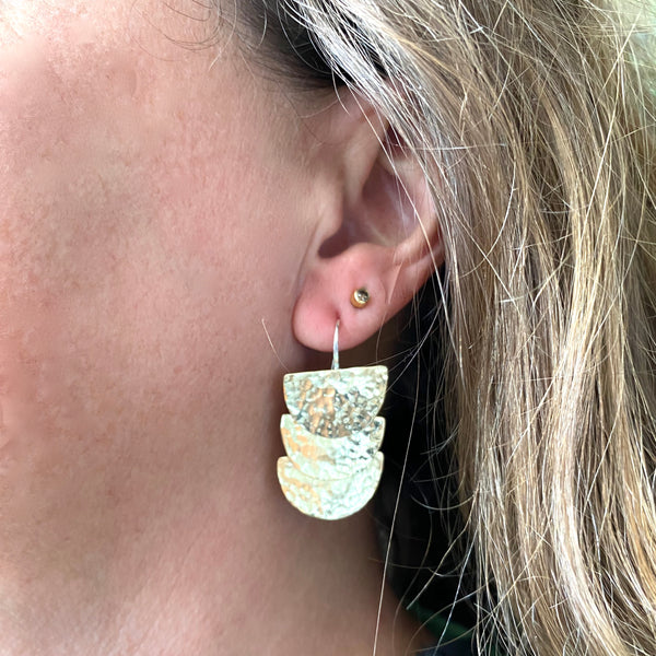 Three Moon Earrings-Tasmanian Jewellery and gemstones-Rare and Beautiful
