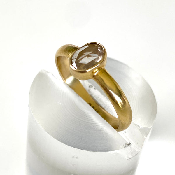 Old Rose Cut Gold Diamond Ring-Tasmanian Jewellery and gemstones-Rare and Beautiful