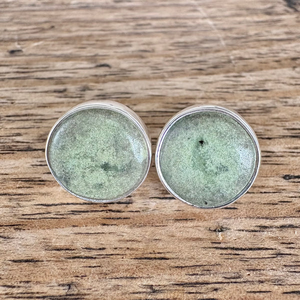 Petite Tasmanian Jade Studs-Tasmanian Jewellery and gemstones-Rare and Beautiful