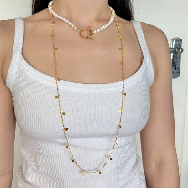Droplet necklace long-Tasmanian Jewellery and gemstones-Rare and Beautiful