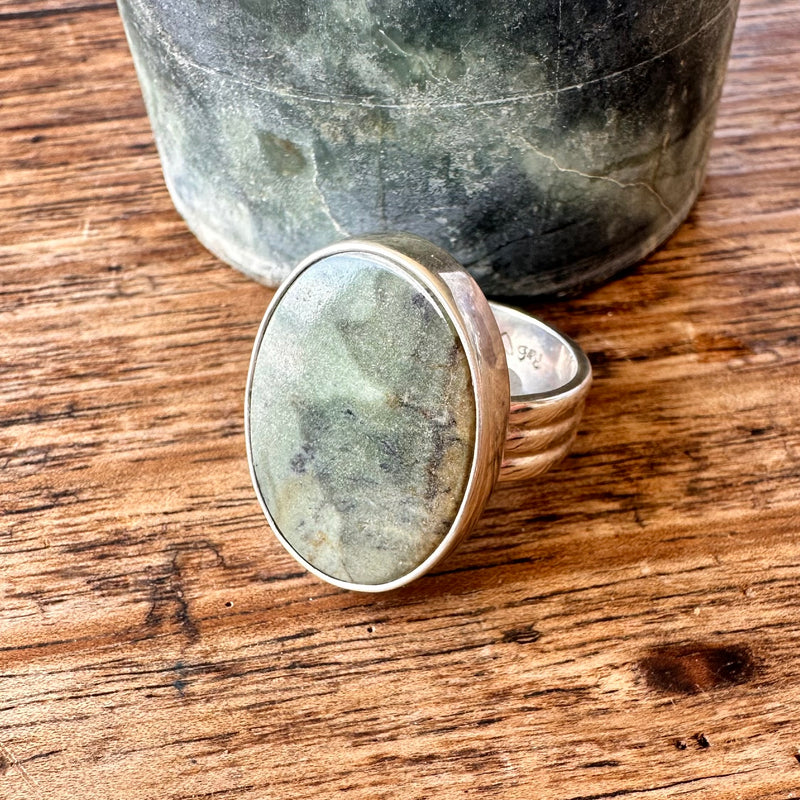 Oval Jade Ring-Tasmanian Jewellery and gemstones-Rare and Beautiful