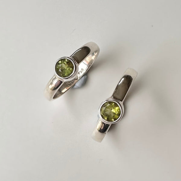 Petite Peridot Ring-Tasmanian Jewellery and gemstones-Rare and Beautiful