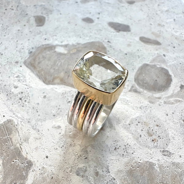 Killiecrankie Statement Ring with Mixed Metals
