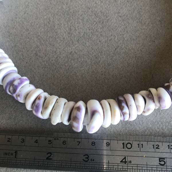 Purple Puka Shell Necklace-Tasmanian Jewellery and gemstones-Rare and Beautiful