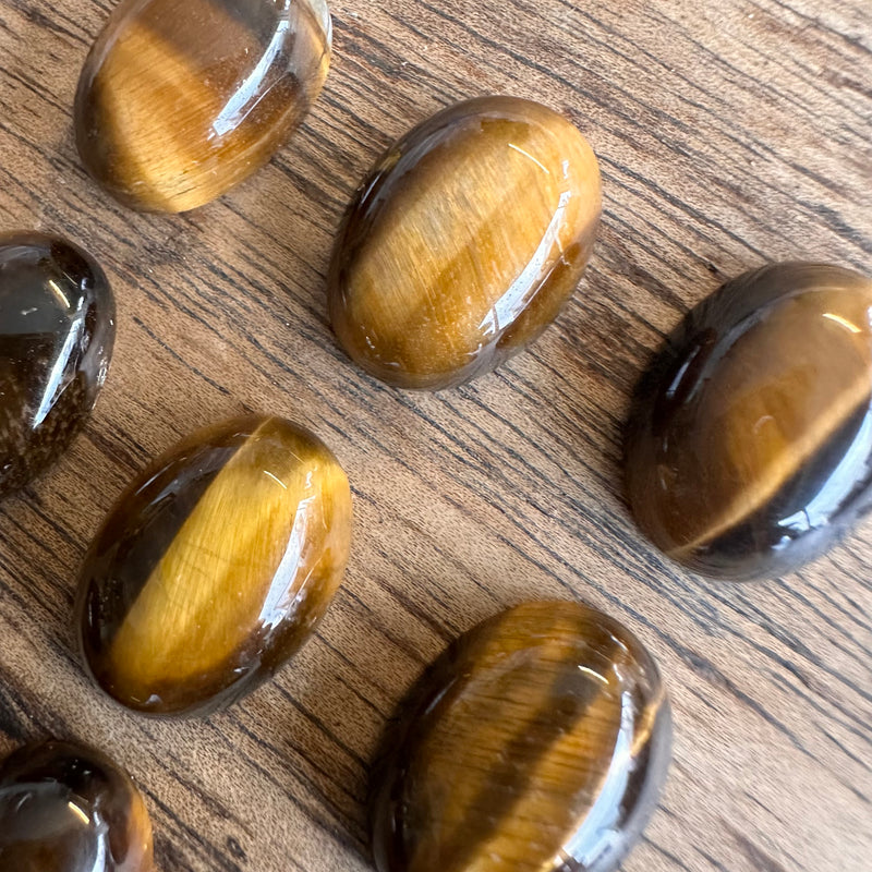 Tigers Eye x9-Tasmanian Jewellery and gemstones-Rare and Beautiful