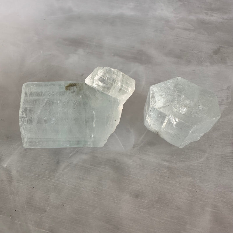 Aquamarine Crystals x2-Tasmanian Jewellery and gemstones-Rare and Beautiful