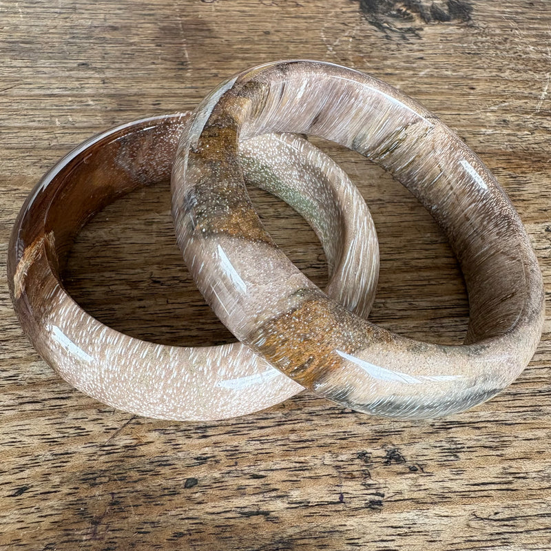 Fossil Palm Bangles-Tasmanian Jewellery and gemstones-Rare and Beautiful