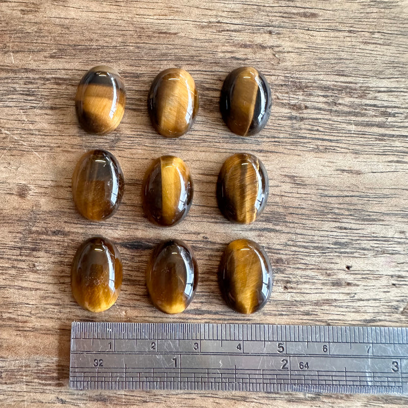 Tigers Eye x9-Tasmanian Jewellery and gemstones-Rare and Beautiful