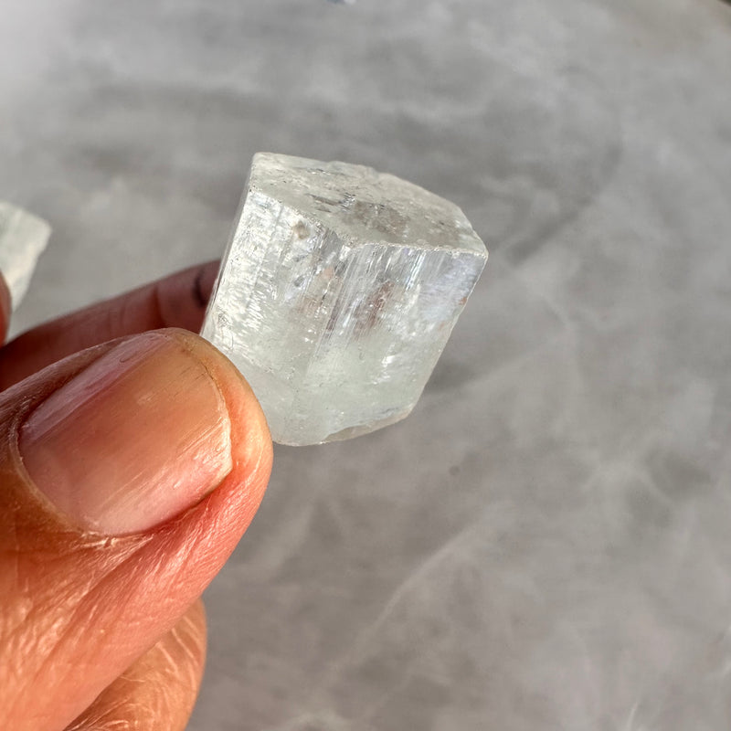 Aquamarine Crystals x2-Tasmanian Jewellery and gemstones-Rare and Beautiful