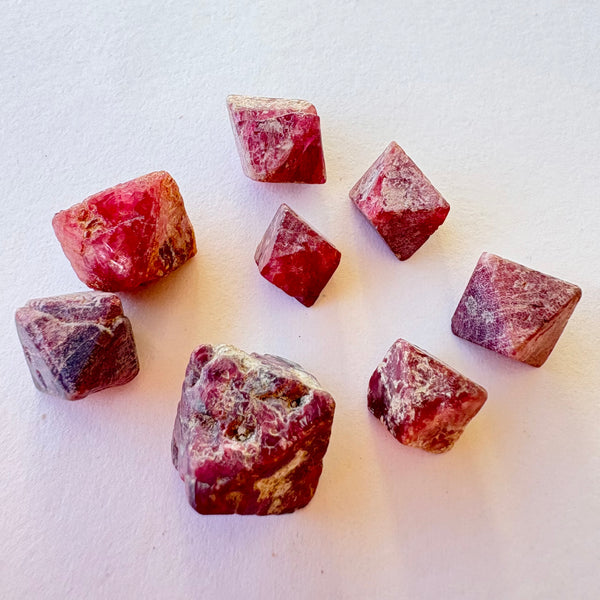 Spinel Crystals x8-Tasmanian Jewellery and gemstones-Rare and Beautiful