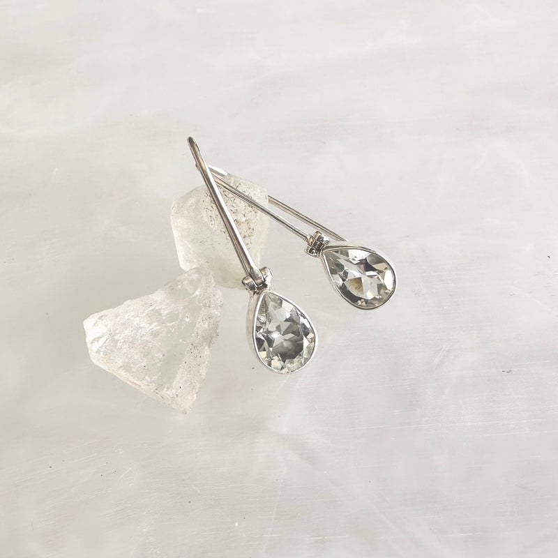 Killiecrankie pear drop earrings-Tasmanian Jewellery and gemstones-Rare and Beautiful