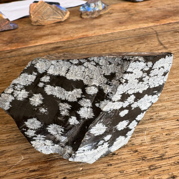 Snowflake obsidian-Tasmanian Jewellery and gemstones-Rare and Beautiful