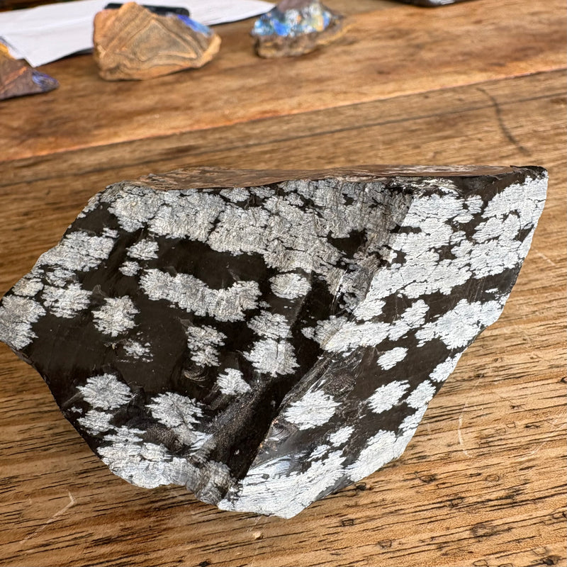 Snowflake obsidian-Tasmanian Jewellery and gemstones-Rare and Beautiful