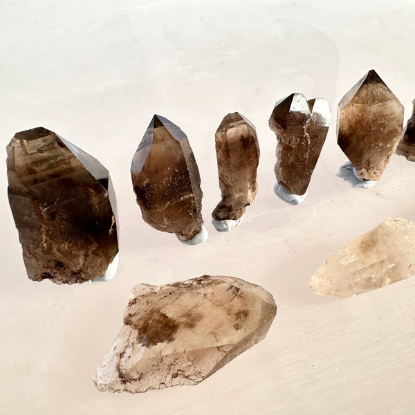 Smokey Quartz x10-Tasmanian Jewellery and gemstones-Rare and Beautiful