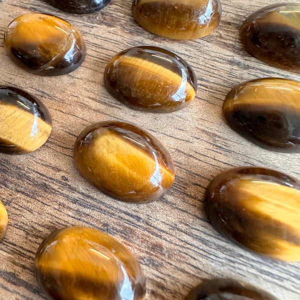 Tigers Eye x16-Tasmanian Jewellery and gemstones-Rare and Beautiful