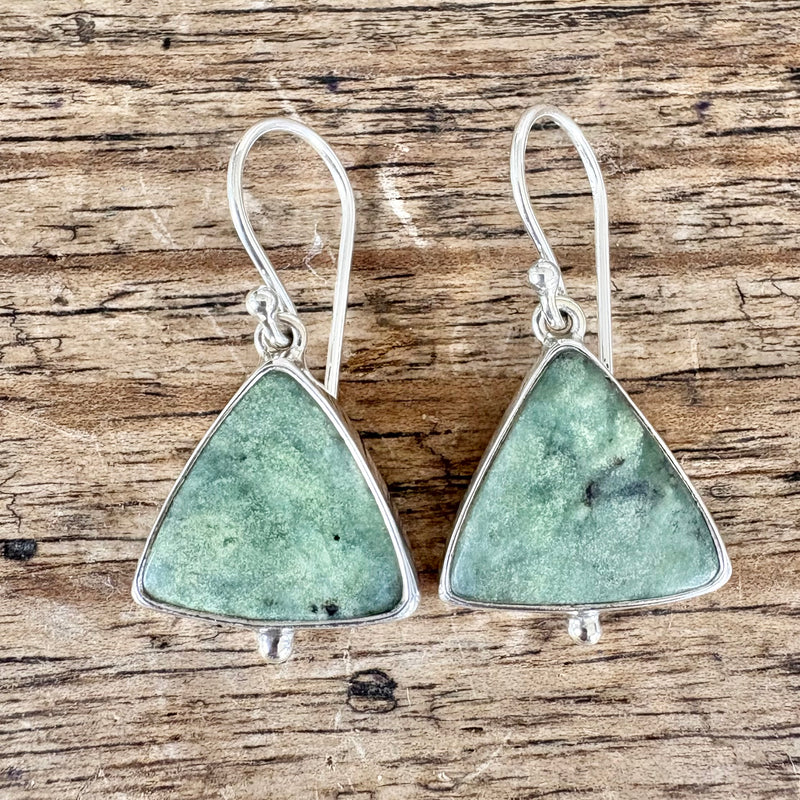 Elegant Jade drop earrings-Tasmanian Jewellery and gemstones-Rare and Beautiful