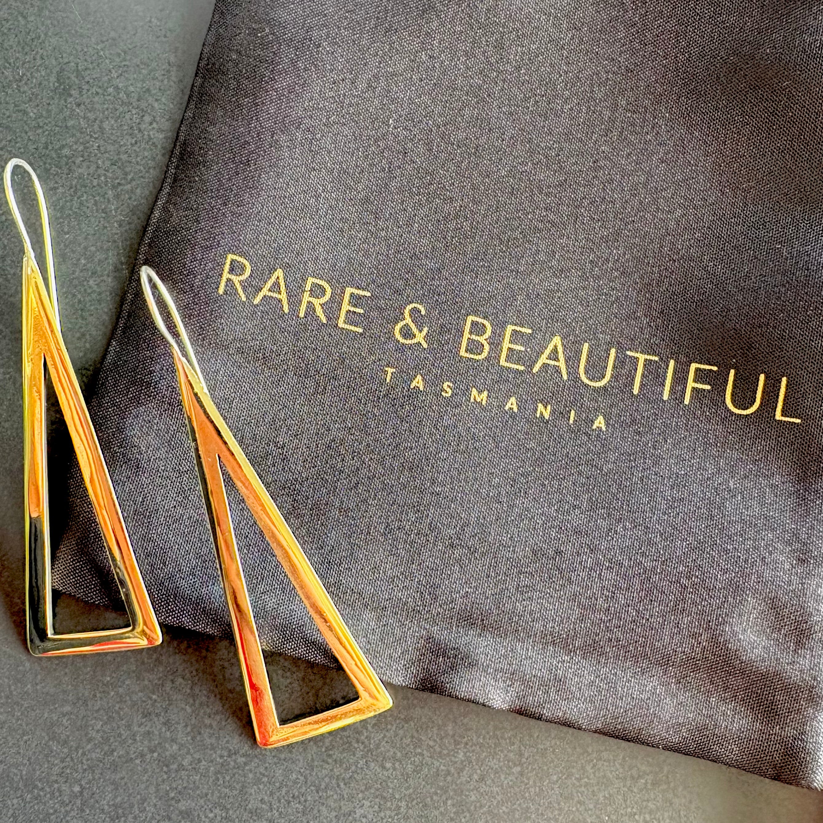 L Triangle Earrings – Rare and Beautiful