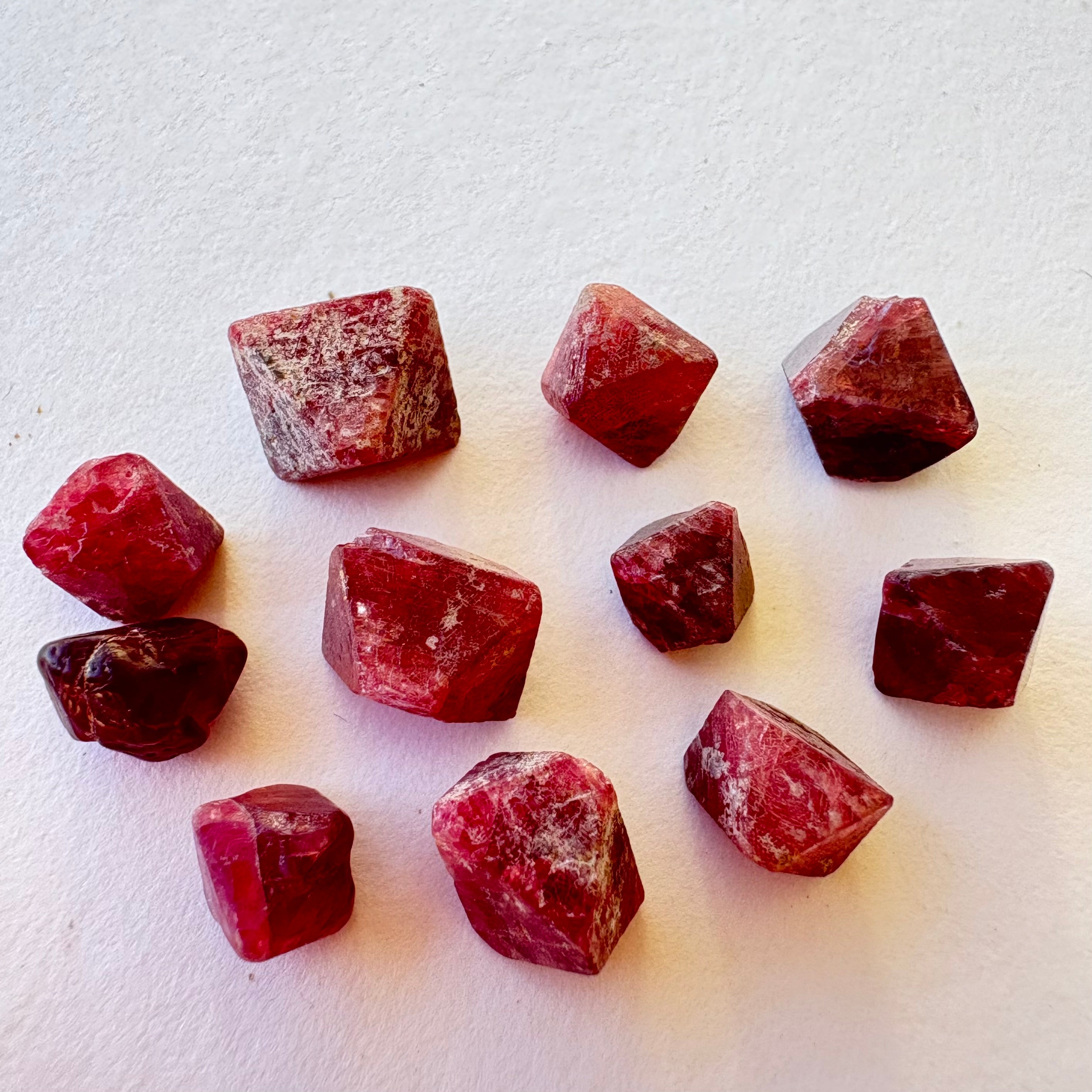 Spinel Crystals x11 – Rare and Beautiful