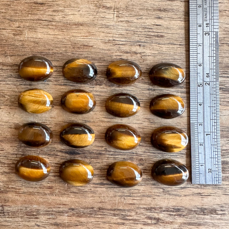 Tigers Eye x16-Tasmanian Jewellery and gemstones-Rare and Beautiful