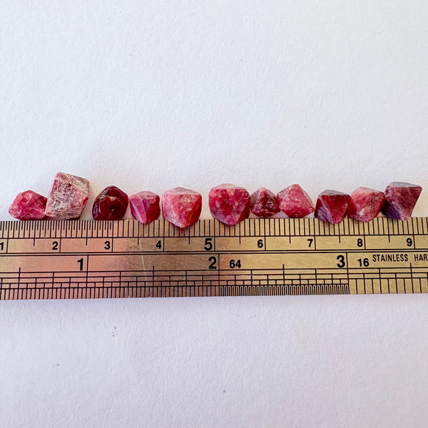 Spinel Crystals x11-Tasmanian Jewellery and gemstones-Rare and Beautiful