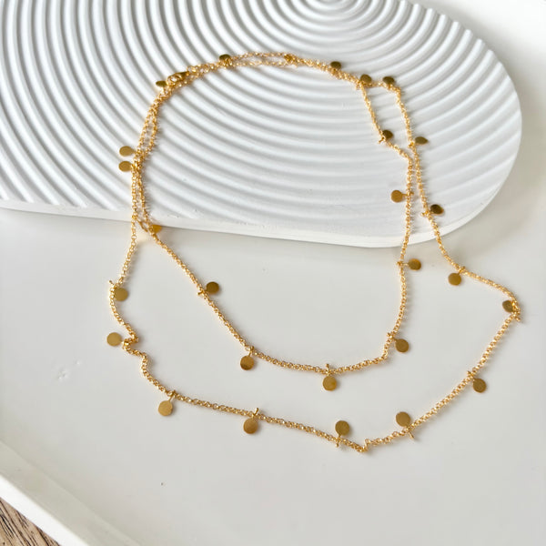 Droplet necklace long-Tasmanian Jewellery and gemstones-Rare and Beautiful