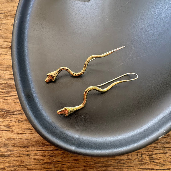 Serpent Drop Earring-Tasmanian Jewellery and gemstones-Rare and Beautiful