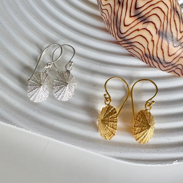 Limpet earrings-Tasmanian Jewellery and gemstones-Rare and Beautiful