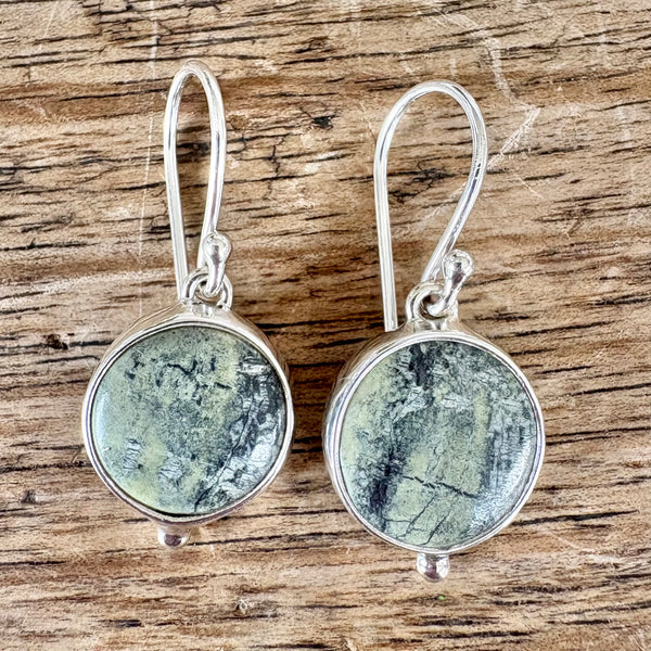 Elegant Jade drop earrings-Tasmanian Jewellery and gemstones-Rare and Beautiful