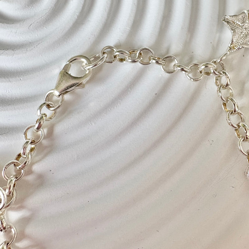 Coastal Charm Bracelet-Tasmanian Jewellery and gemstones-Rare and Beautiful