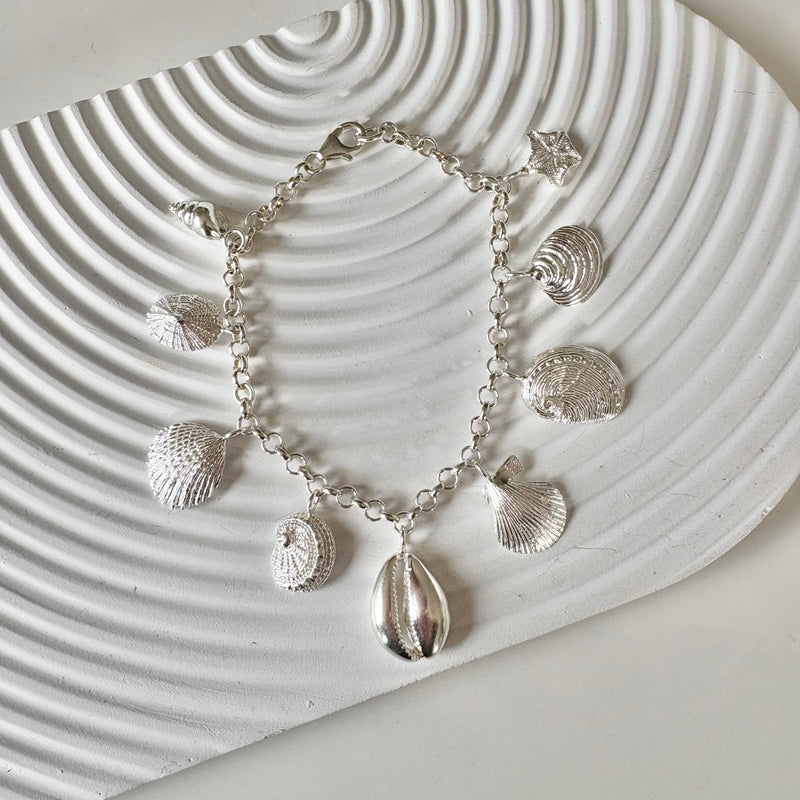 Coastal Charm Bracelet-Tasmanian Jewellery and gemstones-Rare and Beautiful