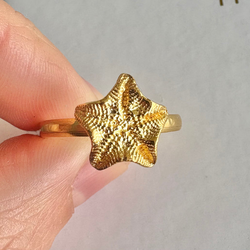 Starfish Ring-Tasmanian Jewellery and gemstones-Rare and Beautiful