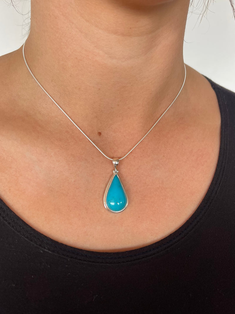 Persian Turquoise Pendant-Tasmanian Jewellery and gemstones-Rare and Beautiful