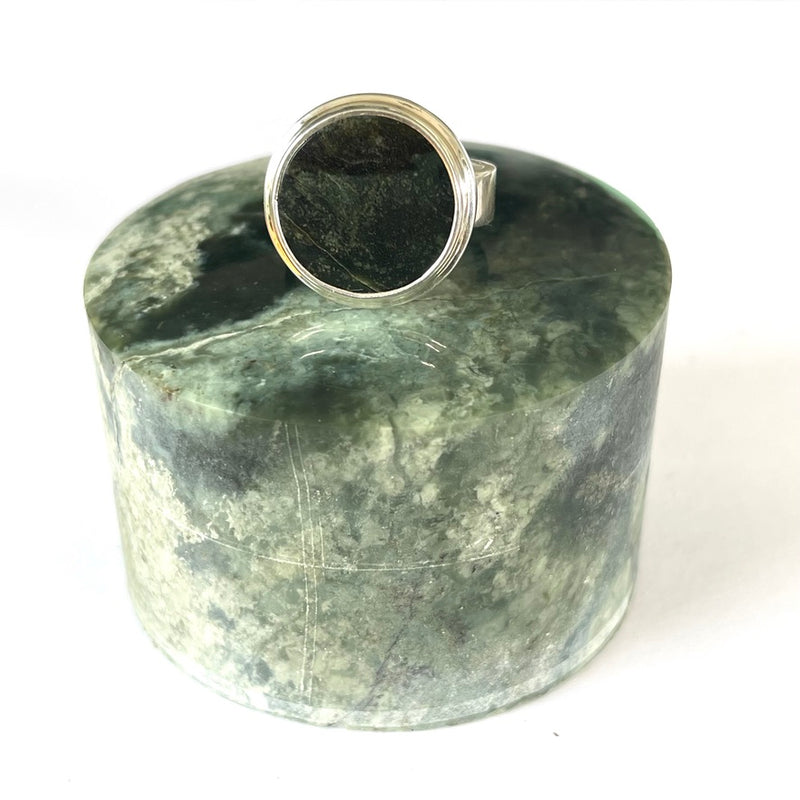 Tasmanian Jade from the west coast set in sterling silver