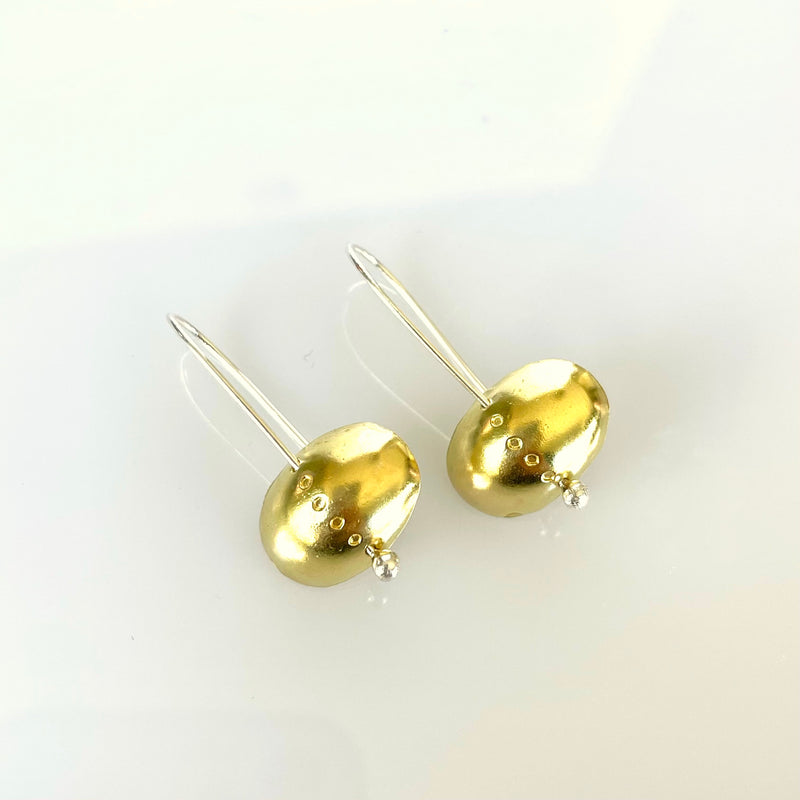 Beetle Drop Earrings-Tasmanian Jewellery and gemstones-Rare and Beautiful