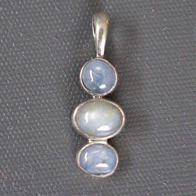 3 Star Sapphire Pendant.-Tasmanian Jewellery and gemstones-Rare and Beautiful