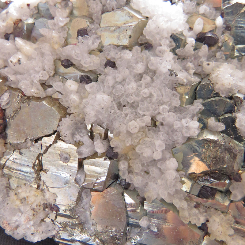 Pyrite and Quartz Crystals-Tasmanian Jewellery and gemstones-Rare and Beautiful