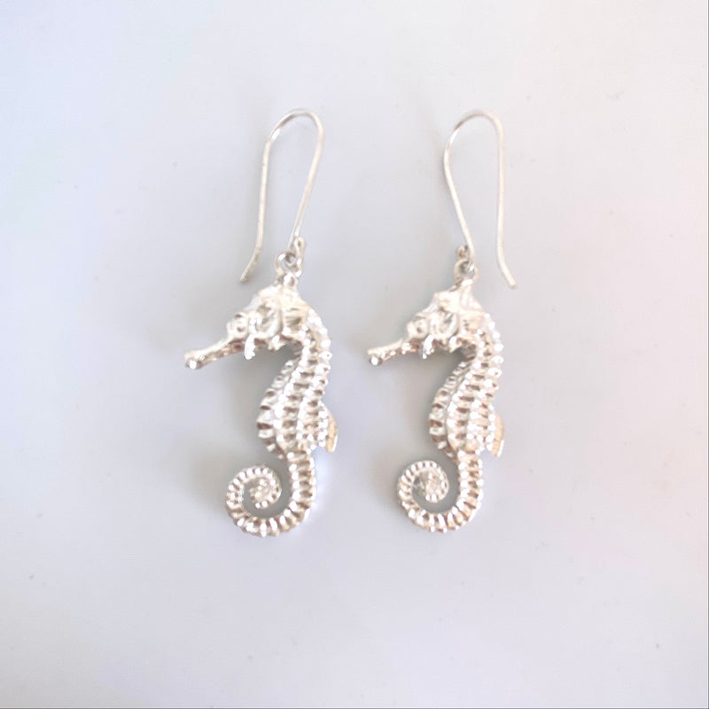 Seahorse Earrings-Tasmanian Jewellery and gemstones-Rare and Beautiful