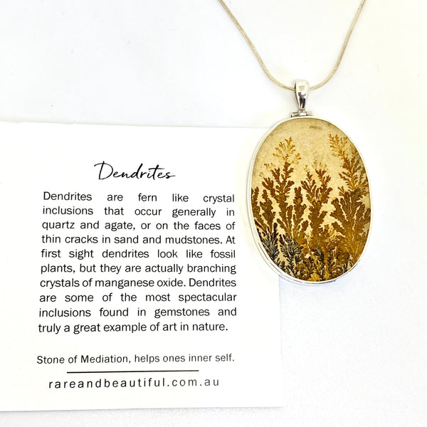 Dendrite Pendant-Tasmanian Jewellery and gemstones-Rare and Beautiful