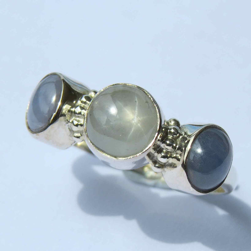 Ceylon 3 Star Ring-Tasmanian Jewellery and gemstones-Rare and Beautiful