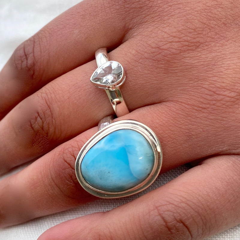 Pear Killiecrankie Ring-Tasmanian Jewellery and gemstones-Rare and Beautiful
