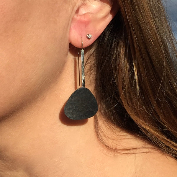 Pebble Earrings-Tasmanian Jewellery and gemstones-Rare and Beautiful