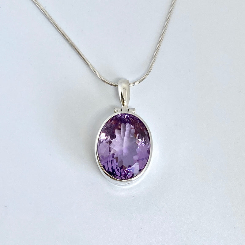 Amethyst Pendant-Tasmanian Jewellery and gemstones-Rare and Beautiful