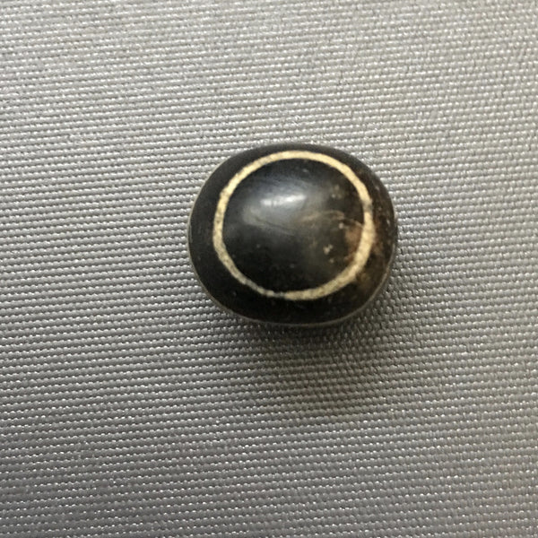 Four stripe ancient ghost eye bead