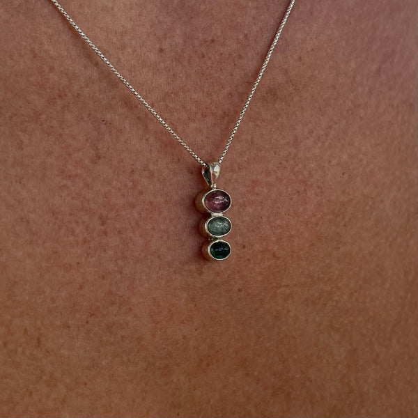 Petite tourmaline pendant-Tasmanian Jewellery and gemstones-Rare and Beautiful