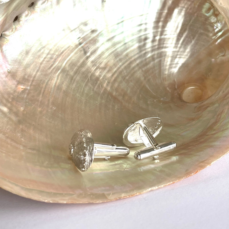 Abalone Cufflinks-Tasmanian Jewellery and gemstones-Rare and Beautiful