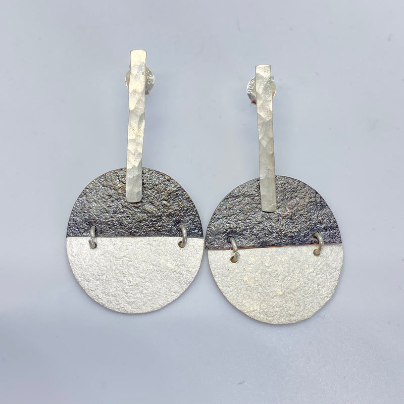 Full Moon Earrings-Tasmanian Jewellery and gemstones-Rare and Beautiful