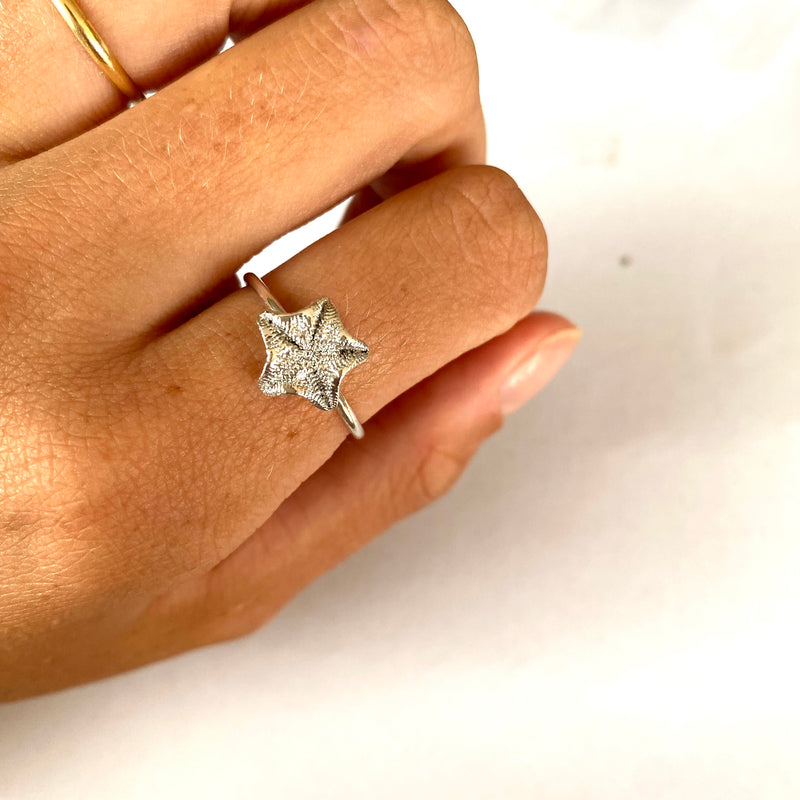 Star fish Ring-Tasmanian Jewellery and gemstones-Rare and Beautiful
