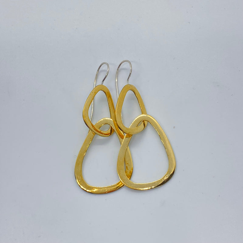 Double loop Earrings-Tasmanian Jewellery and gemstones-Rare and Beautiful
